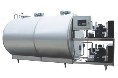 Réservoir de lait de type refroidissement direct en acier inoxydable à trois couches