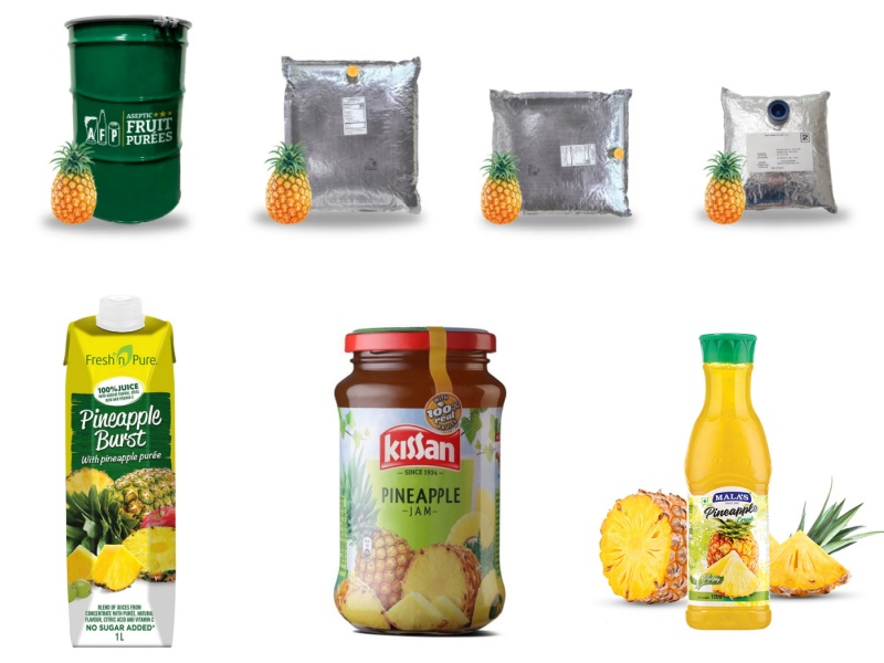 Description de la ligne de production d\'ananas